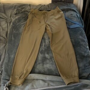 Lululemon Athletica Green Joggers with Elastic Waistband